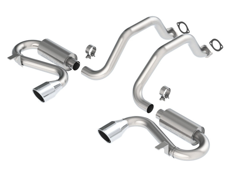 1997-2004 Chevrolet Corvette Base Cat-Back Exhaust System S-Type Classic Part # 140017 - eliteracefab.com