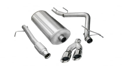 Corsa 09-13 Chevrolet Silverado Reg. Cab/Long Bed 1500 4.8L V8 Polished Sport Cat-Back Exhaust CORSA Performance