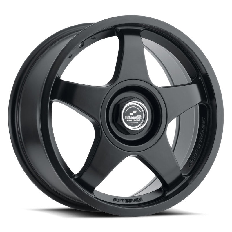 fifteen52 Chicane 17x7.5 4x100/4x108 42mm ET 73.1mm Center Bore Asphalt Black Wheel fifteen52