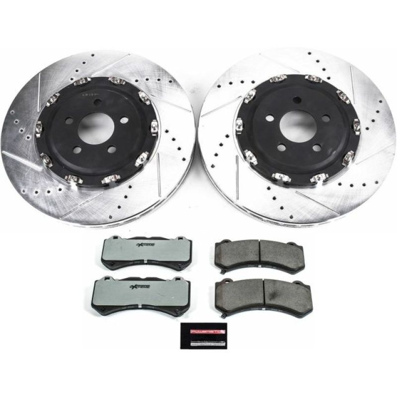 Power Stop 15-19 Dodge Challenger Front Z26 Street Warrior Brake Kit - eliteracefab.com