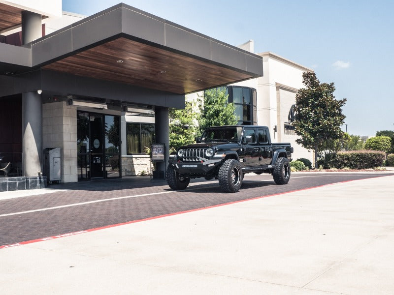 Road Armor 18-20 Jeep Wrangler JL SPARTAN Bolt-On Front Bumper Skid Plate Guard - Tex Blk Road Armor