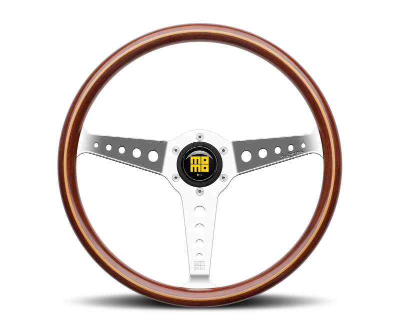 Momo California Wood Steering Wheel 360 mm - Mahogany Wood/Pol Spokes MOMO