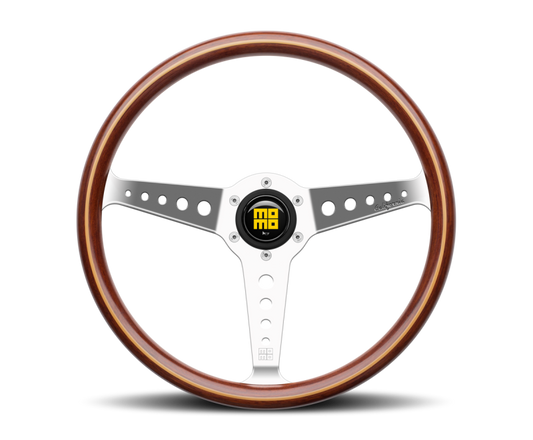 Momo California Wood Steering Wheel 360 mm - Mahogany Wood/Pol Spokes MOMO