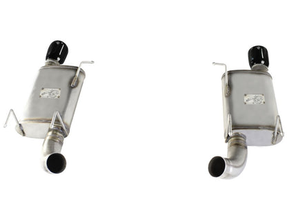 aFe MACHForce XP Exhaust 11-14 Ford Mustang GT V8-5.0L 3in. Stainless Steel Axle-Back w/Black Tips aFe