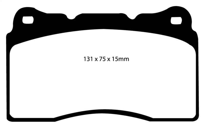 EBC 04-05 Cadillac CTS-V 5.7 Bluestuff Front Brake Pads - eliteracefab.com