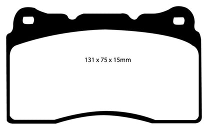 EBC 04-05 Cadillac CTS-V 5.7 Bluestuff Front Brake Pads - eliteracefab.com