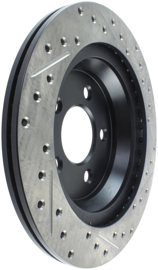 StopTech Slotted & Drilled Sport Brake Rotor - eliteracefab.com