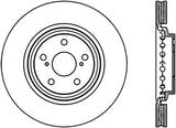 StopTech 10-15 Lexus RX350 Cryo Sport Front Left Slotted Rotor