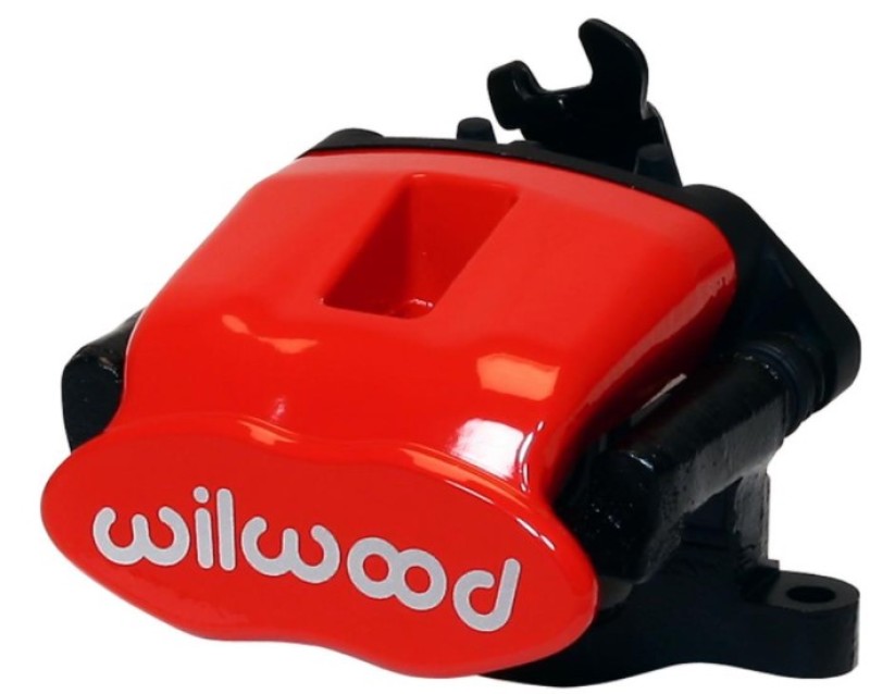 Wilwood Caliper-Combination Parking Brake-Pos 13-R/H-Red 41mm piston .81in Disc Wilwood