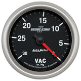 AutoMeter Gauge Vacuum 2-5/8in. 30Inhg Mechanical Sport-Comp II