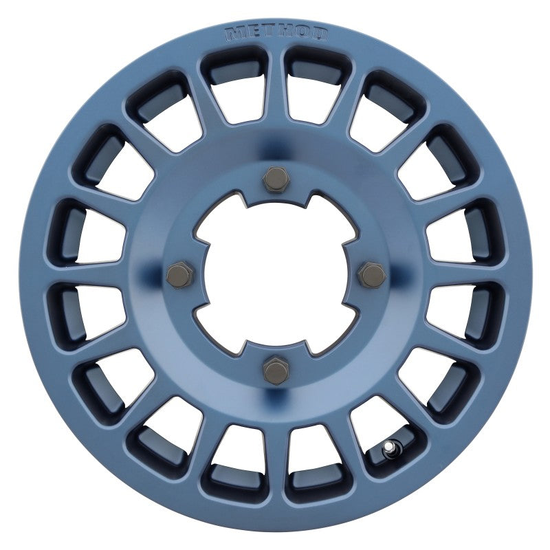 Method MR407 15x6 5+1/+51mm Offset 4x156 120mm CB Bahia Blue Wheel