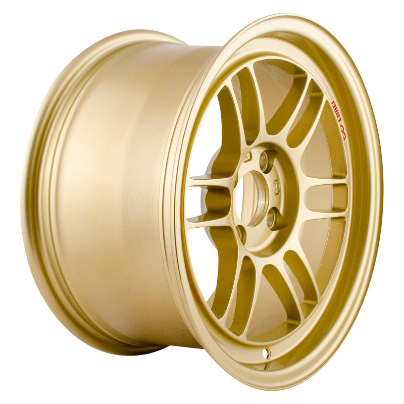 Enkei RPF1 15x8 4x100 28mm Offset 75mm Bore Gold Wheel - eliteracefab.com