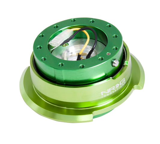 NRG Innovations Gen 2.8 Quick Release Kit - Green / Titanium Chrome – SRK-280GN