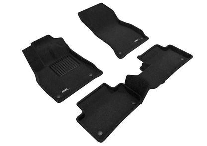 3D MAXpider L1AD04704709 18-23 Audi Q5/SQ5 (FY/80A) / 21-23 Q5 PHEV Elegant Floor Liner R1 & R2 - Black