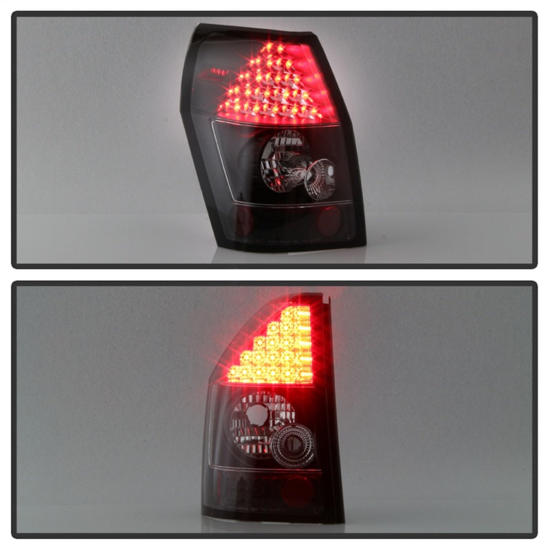 Spyder Dodge Magnum 05-08 LED Tail Lights Black ALT-YD-DMAG05-LED-BK - eliteracefab.com