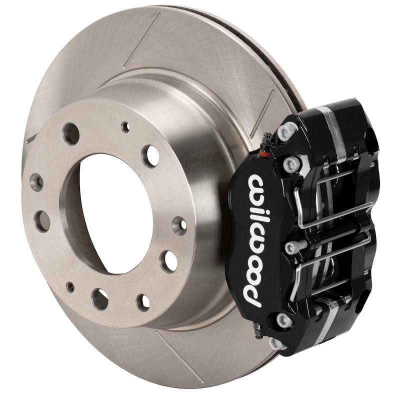 Wilwood 69-83 Porsche 911 Rear Dynapro Brake Kit 3in MT Slotted - Black Wilwood