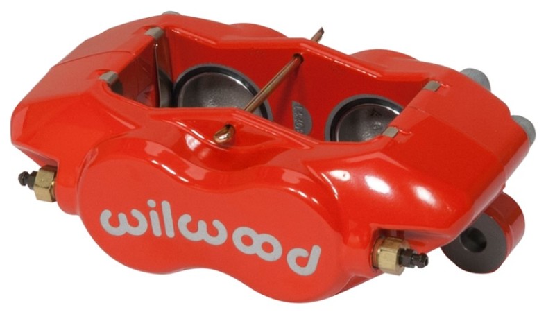 Wilwood Caliper-Forged DynaliteI w/Dust Seal-Red 1.38in Pistons .81in Disc Wilwood