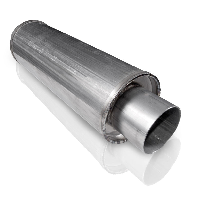 Stainless Works 2in VINTAGE ROUND MUFFLER Stainless Works