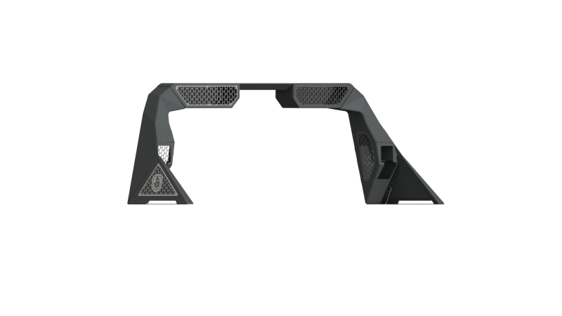 Road Armor 99-20 Ford F-250 iD Headache Rack w/Bedrail Pod/Dual 10in Pod/Brake Lamp Relief/Hyve -Raw