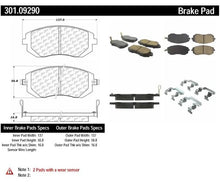 Load image into Gallery viewer, CENTRIC 02-08 SUBARU IMPREZA / 02-07 FORESTER FRONT CENTRIC PREMIUM CERAMIC BRAKE PADS, 301.09290 - eliteracefab.com