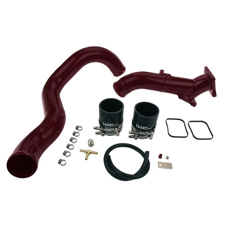 Wehrli 01-04 Chevrolet 6.6L LB7 Duramax 3in Y-Bridge Kit - WCFab Red - eliteracefab.com