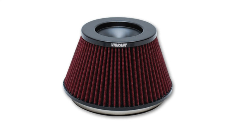 Vibrant The Classic Perf Air Filter 5in OD Conex3-5/8in Tallx6in ID Bellmouth VelocityStack10950-52 - eliteracefab.com