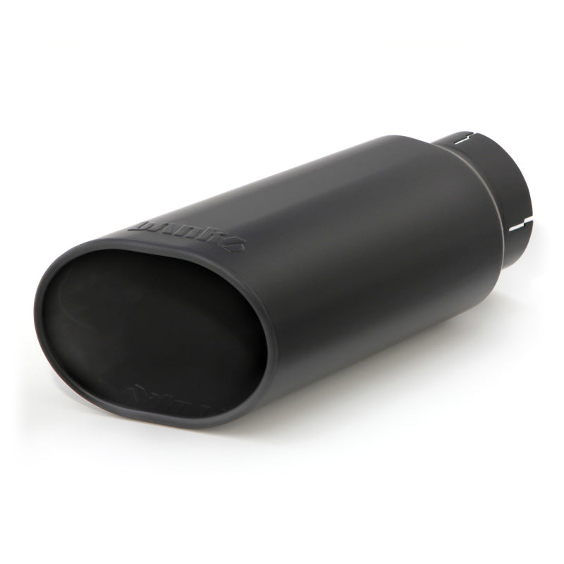 Banks Power Tailpipe Tip Kit - SS Obround Slash Cut - Black - 4in Tube - 5in X 6in X 14in Banks Power