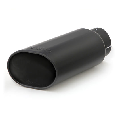 Banks Power Tailpipe Tip Kit - SS Obround Slash Cut - Black - 4in Tube - 5in X 6in X 14in Banks Power