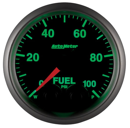 Autometer Elite 52mm 0-100 PSI Fuel Pressure Peak & Warn w/ Electronic Control Gauge 5671