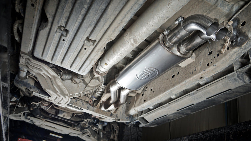 Stainless Works 2011-14 Ford F-150 Raptor Exhaust X-Pipe Resonator Dump In Front Of Rear Axle Stainless Works