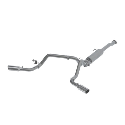 MBRP 2016 Toyota Tacoma 3.5L EC/CC Cat Back Dual Split Exit T409 Exhaust - eliteracefab.com