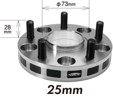 Load image into Gallery viewer, Project Kics 12X1.5 5-139.7 Wide Tread Spacers 4Wd - 25MM