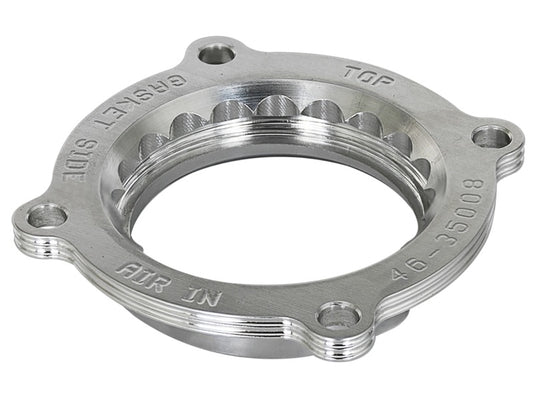 aFe Silver Bullet Throttle Body Spacer 2018+ Jeep Wrangler (JL) V6 3.6L - eliteracefab.com