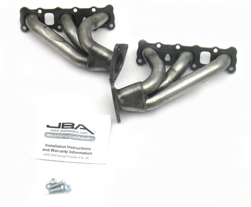 JBA 04-15 Nissan 4.0L V6 1-5/8in Primary Raw 409SS Cat4Ward Header JBA