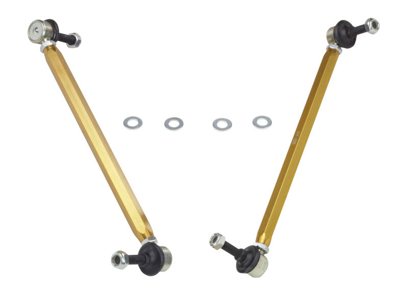 Whiteline 02-06 R53 & 06+ R56 Mini Cooper S Front Swaybar link kit-adjustable ball end links - eliteracefab.com