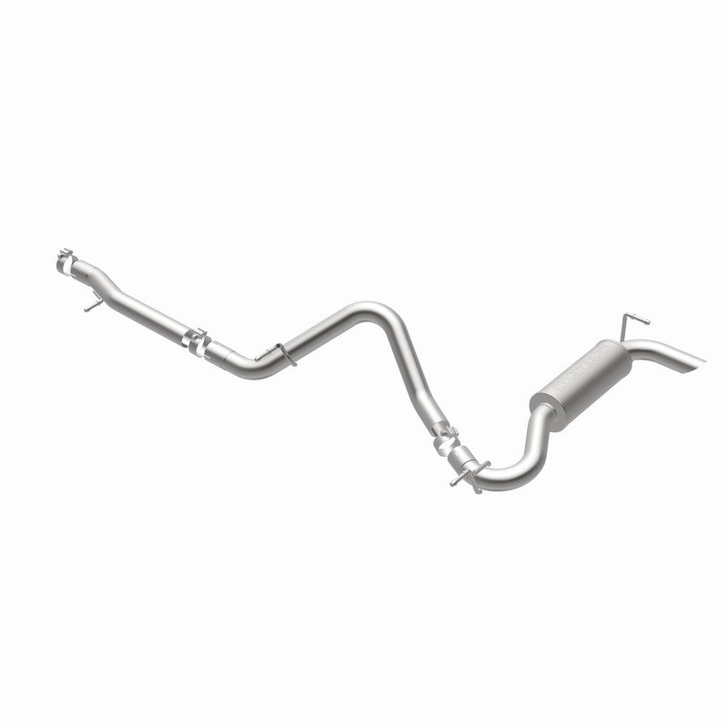 MagnaFlow 12-14 Jeep Wrangler 3.6L Single Straight Rear P/S Exit Stainless C/b Perf Exhaust-Comp Magnaflow