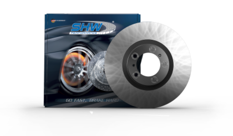 SHW 19-22 Porsche Macan 2.0L V6 Front Right Smooth Monobloc Brake Rotor SHW Performance