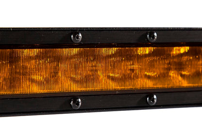 Diode Dynamics 12 In LED Light Bar Single Row Straight - Amber Wide (Pair) Stage Series Diode Dynamics