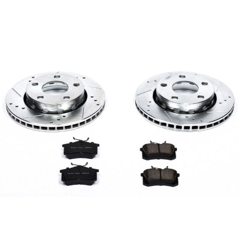 Power Stop 00-02 Audi S4 Rear Z23 Evolution Sport Brake Kit PowerStop