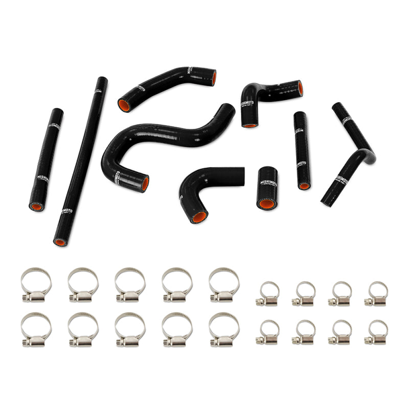 Mishimoto 96-02 Toyota 4Runner 3.4L (w/ Rear Heater) Silicone Heater Hose Kit - Black Mishimoto