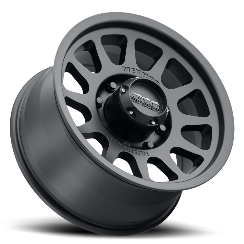 Method MR703 17x8.5 0mm Offset 8x6.5 130.81mm CB Matte Black Wheel - eliteracefab.com