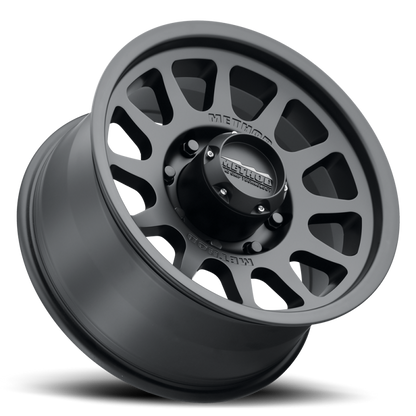 Method MR703 17x8.5 0mm Offset 8x6.5 130.81mm CB Matte Black Wheel - eliteracefab.com