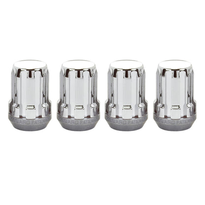 McGard SplineDrive Lug Nut (Cone Seat) M12X1.25 / 1.24in. Length (4-Pack) - Chrome (Req. Tool) - eliteracefab.com