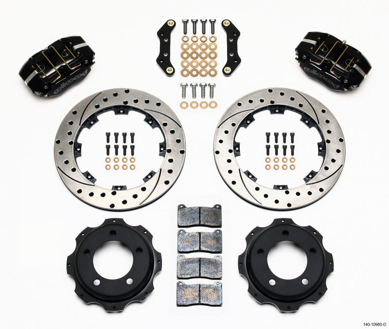 Wilwood Dynapro Rear Kit 12.19in Drilled Backdraft Cobra (BMW E36 Based) Wilwood