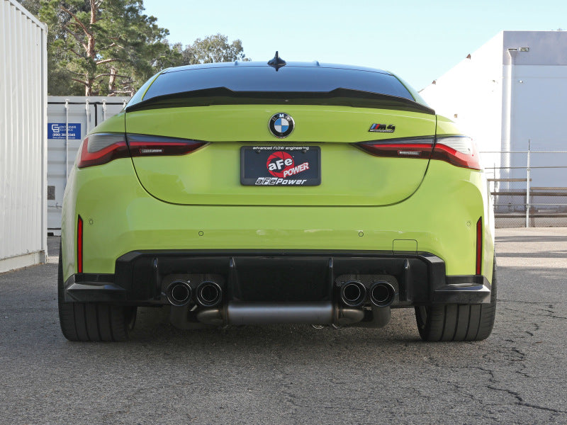 aFe MACHForce XP Exhausts Cat-Back SS 21 BMW M2 Competition L6-3.0L w/Black Tips aFe