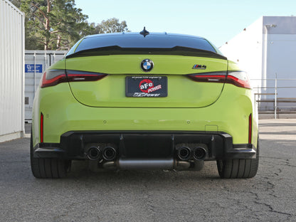 aFe MACHForce XP Exhausts Cat-Back SS 21 BMW M2 Competition L6-3.0L w/Black Tips aFe