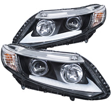 Load image into Gallery viewer, ANZO USA Honda Civic 4dr / 2dr Projector Headlights W/ U-Bar Chrome; 2012-2015 - eliteracefab.com