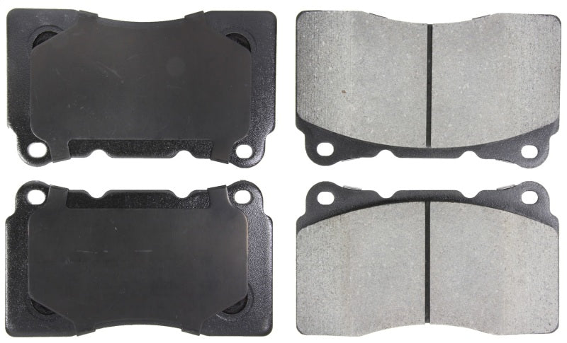 STOPTECH PERFORMANCE 04-07 STI / 03-06 EVO / 08-10 EVO / 10+ CAMARO FRONT BRAKE PADS, 309.10010 - eliteracefab.com