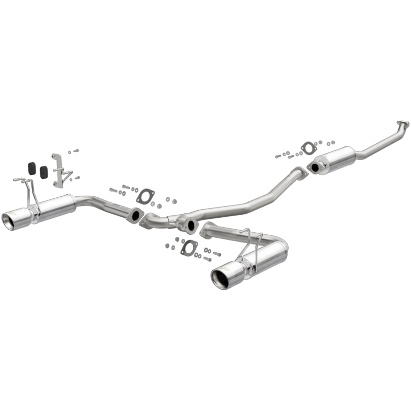 MagnaFlow 16-18 Honda Civic L4 2.0L Street Series Cat-Back Exhaust w/ Polished Tips - eliteracefab.com