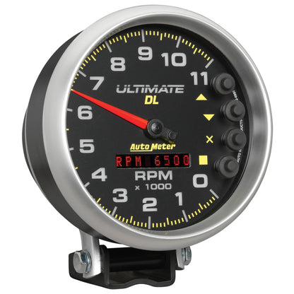 Autometer 5 inch Ultimate DL Playback Tachometer 11000 RPM - Black 6897